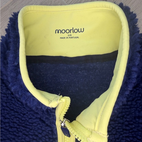 Moorlow The Betsy Fleece Women’s Small Midnight Navy Zip Jacket - Picture 5 of 6